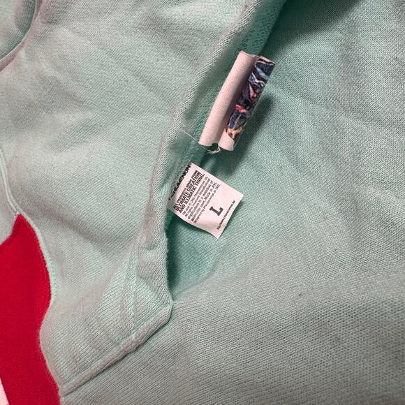 Phenomenon Reversible Double Faced Full Zip Hoodie Red Green Men's L - Picture 4 of 5